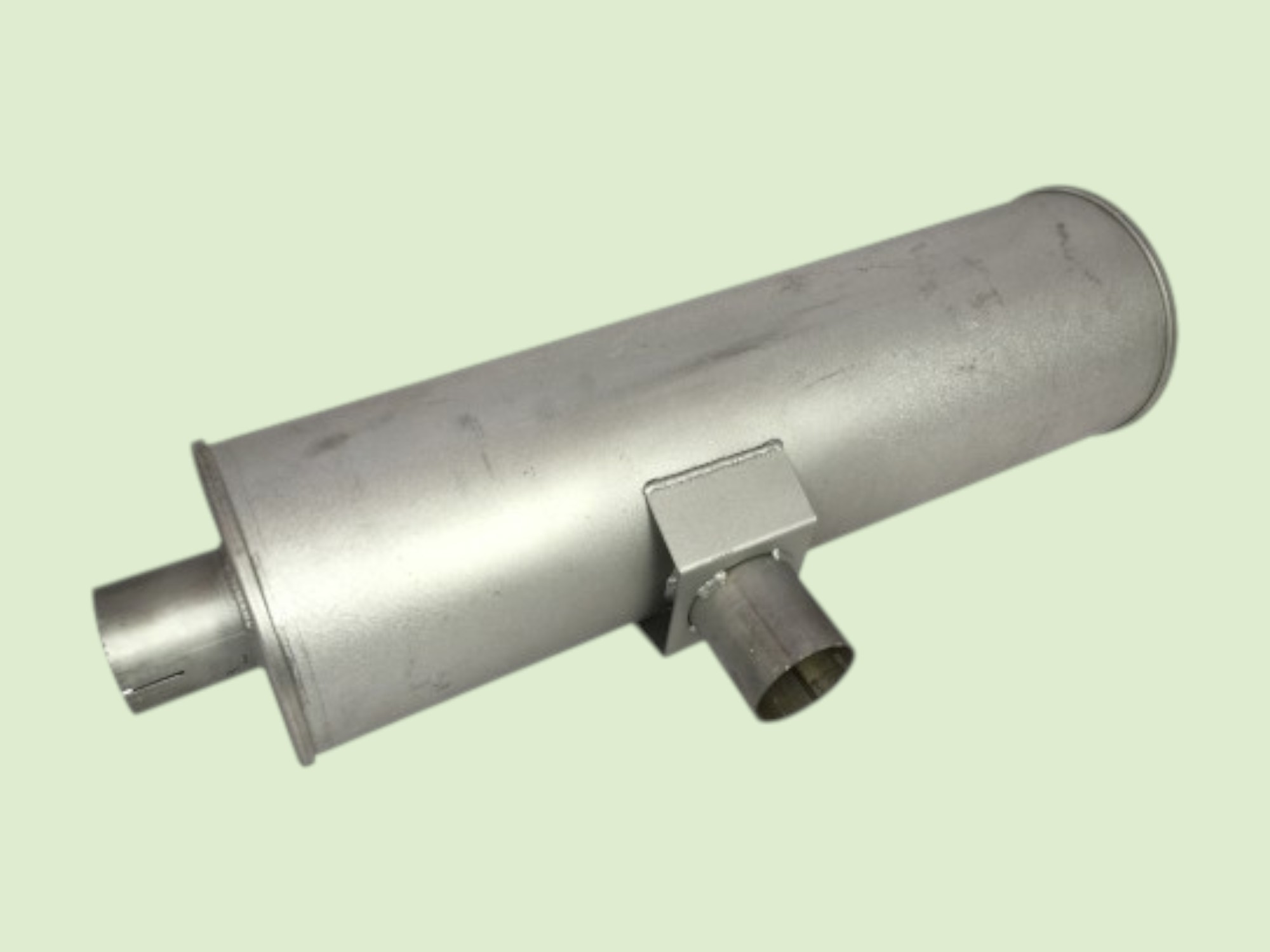 Exhaust muffler 424/425/427 (round version) - Einddemperrond110329u - 10329U