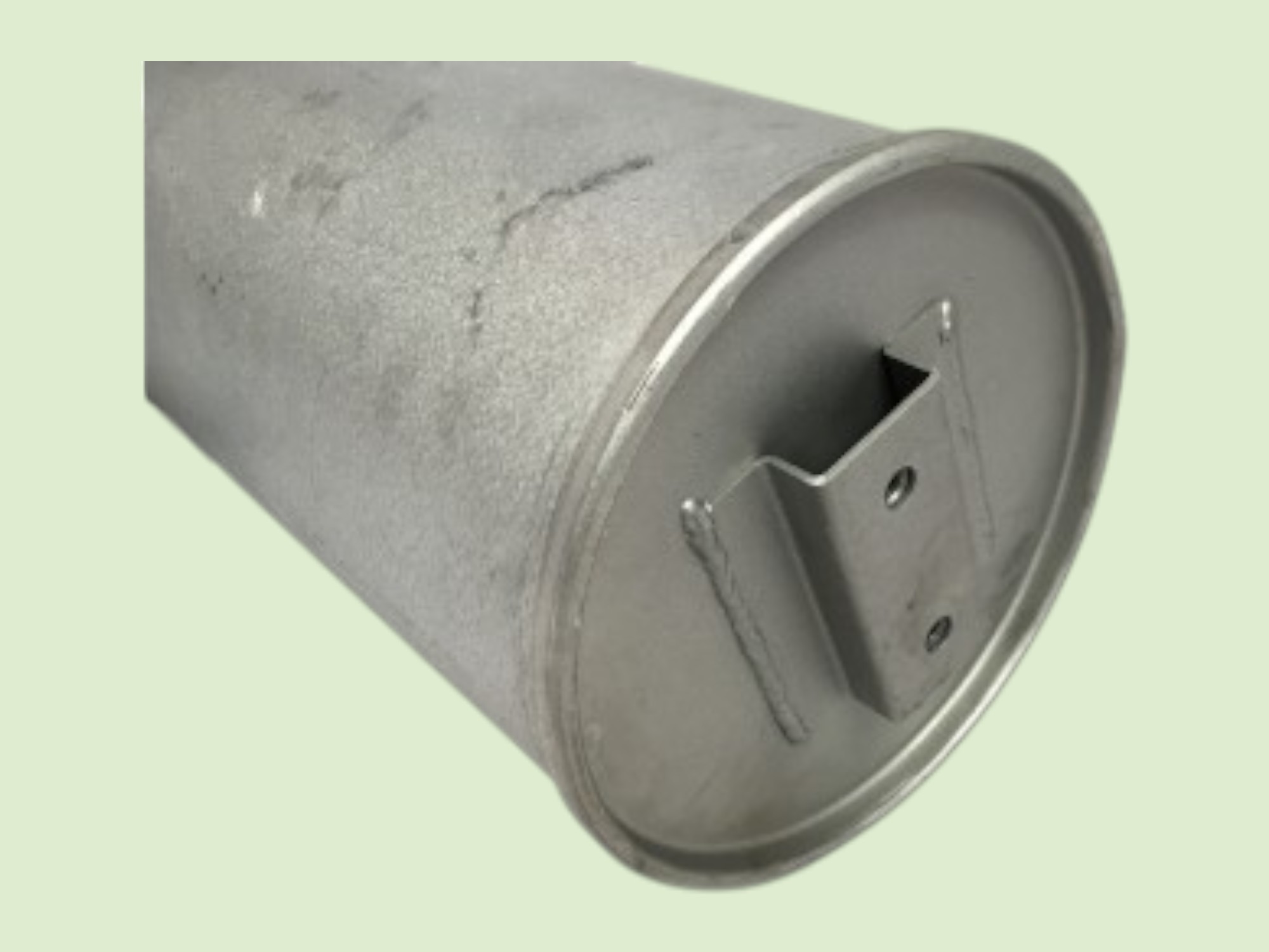 Uitlaat einddemper 424/425/427 (ronde versie) - Einddemperrond310329u - 10329U