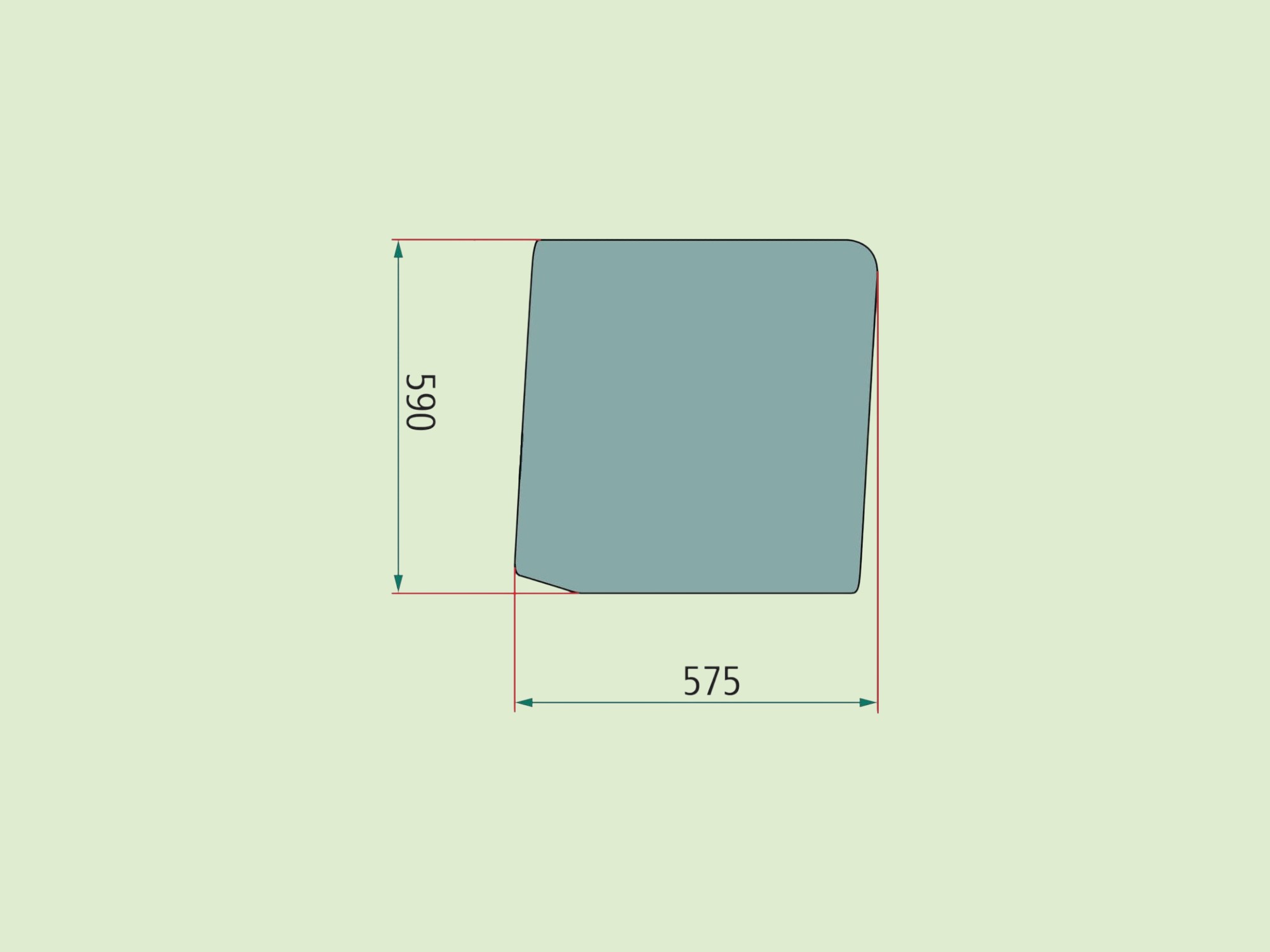 Grote raam deur U-serie - Glas34257250410 photoroom - 4257250410U