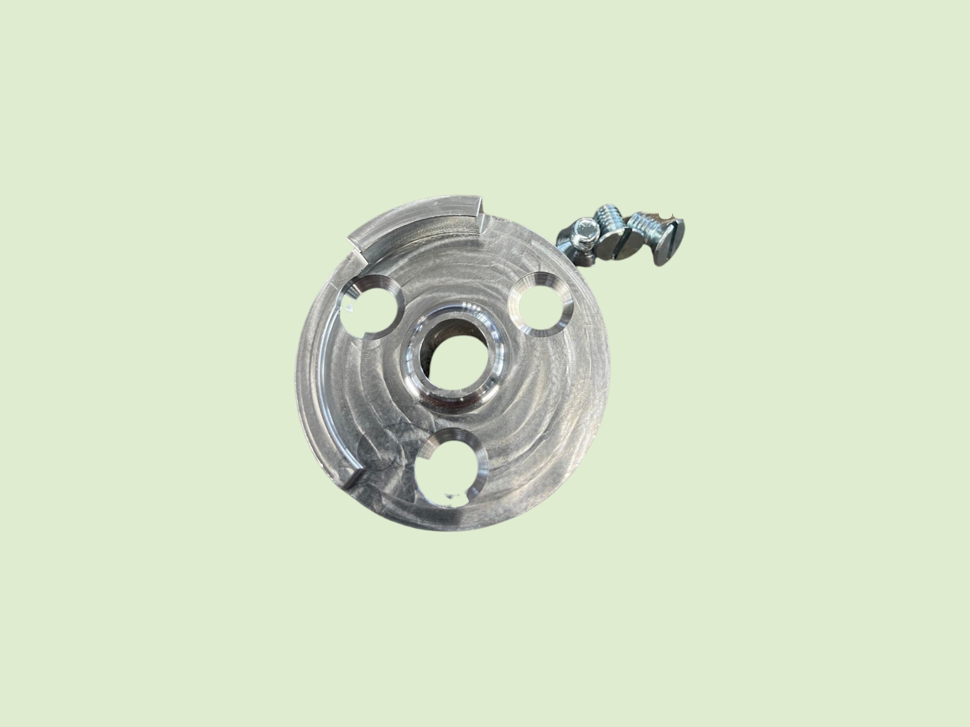 Aluminum hand throttle stop with screws - Handgasaanslag110137u - 10137U