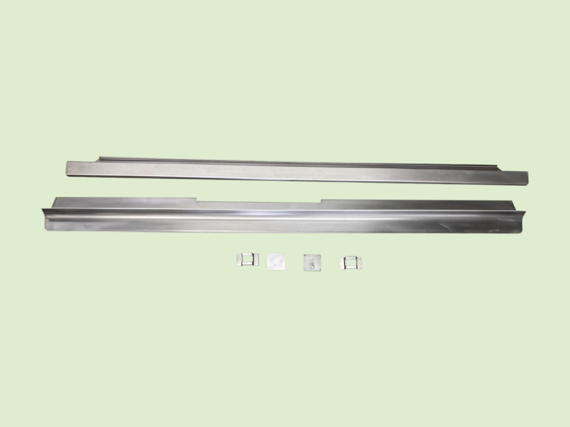 Top frame set with hood support Unimog 411 - Lijst1um0290 photoroom - UM0290