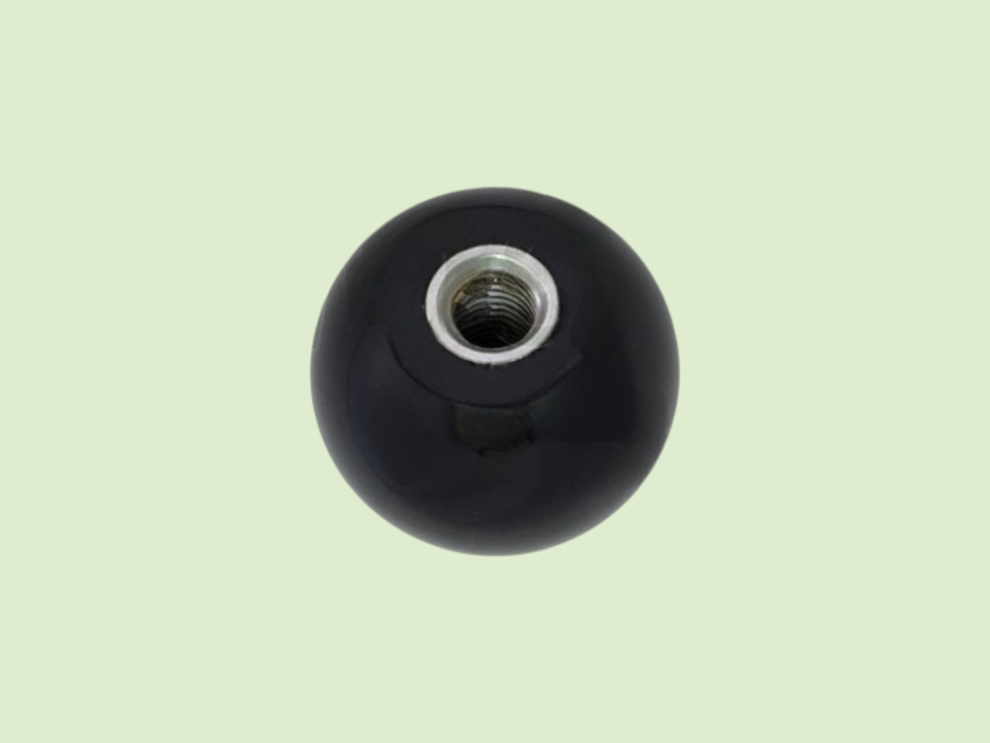 Pookknop zwart 40mm / M10 draad - Pookknop110719u photoroom - 10719U