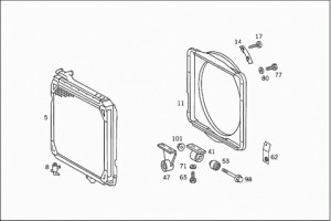 Radiateur U427 U437 - Radiateur u427 4 - 10272U