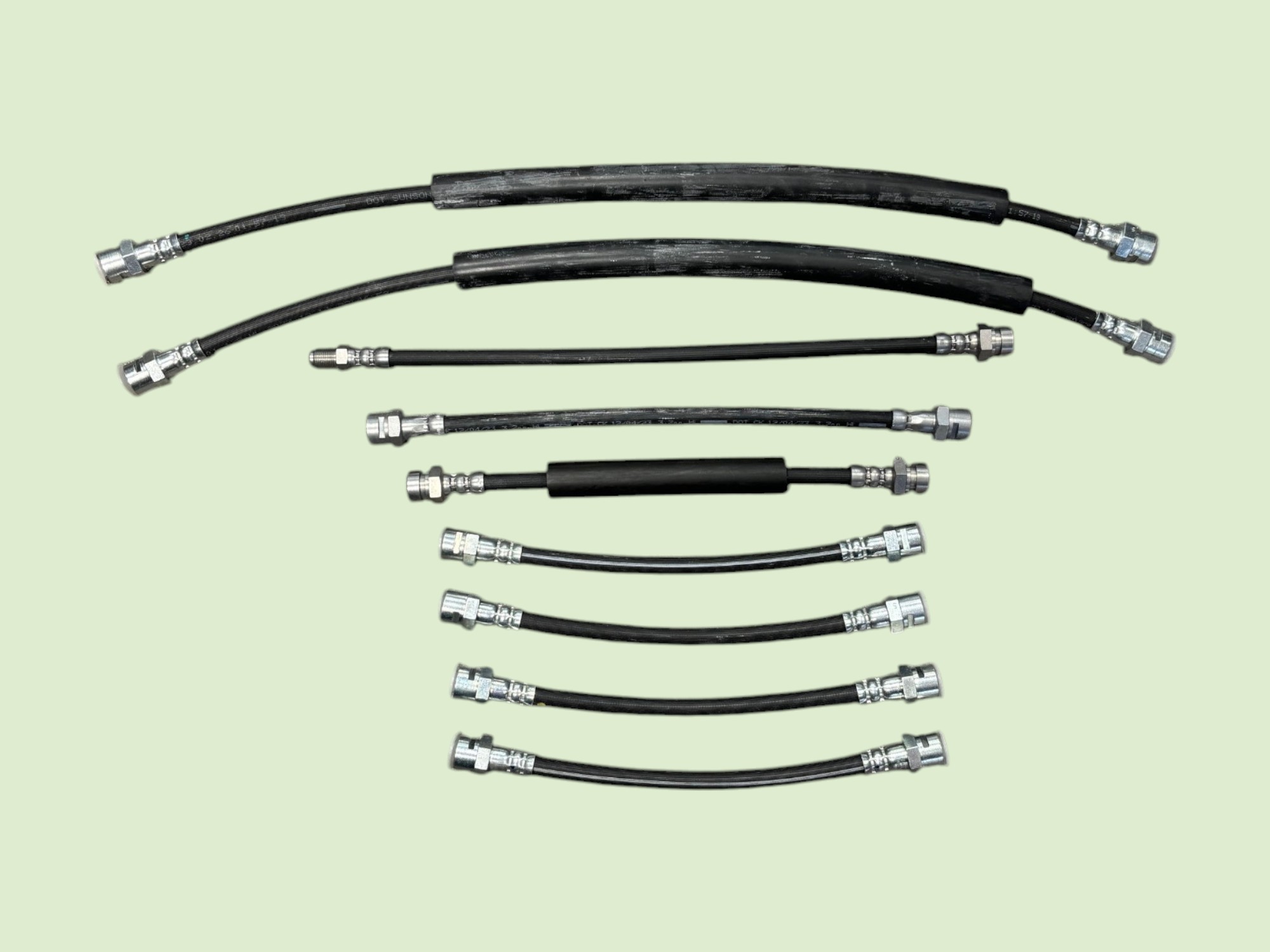 Bremsschlauchsatz, U403/406 mit Scheibenbremse - Remslangenset u403 406 met schijfrem 10514u - 10514U