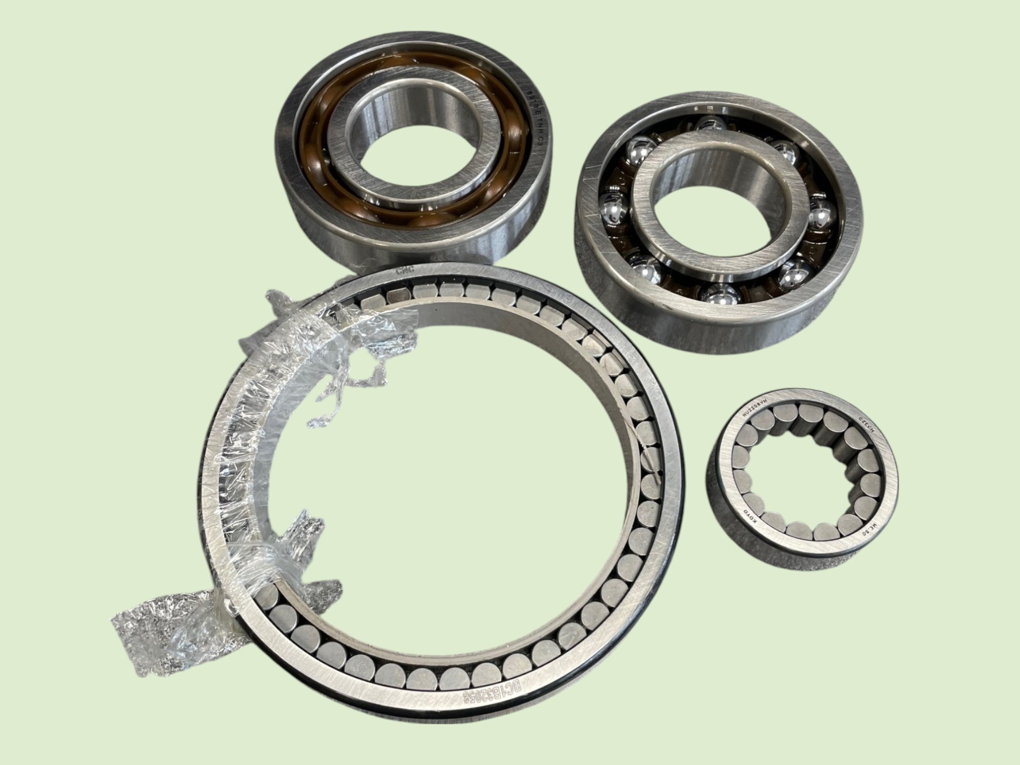 Set lagers eindaandrijving voor- en achteras Unimog 403/406/413/416/417, MBTrac 440 - Setlagers310557u - 10557U