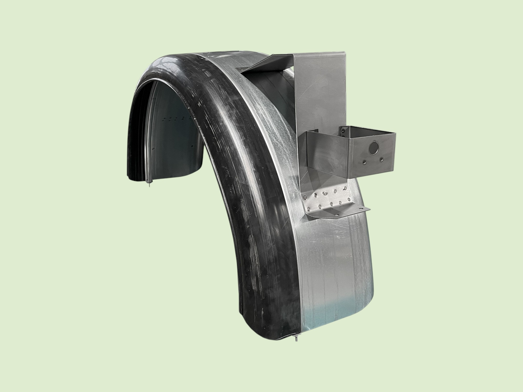 Kotfl&uuml;gel hinten links mit auswechselbarem Gummirand U408 - Spatbord1um0179 photoroom - UM0179