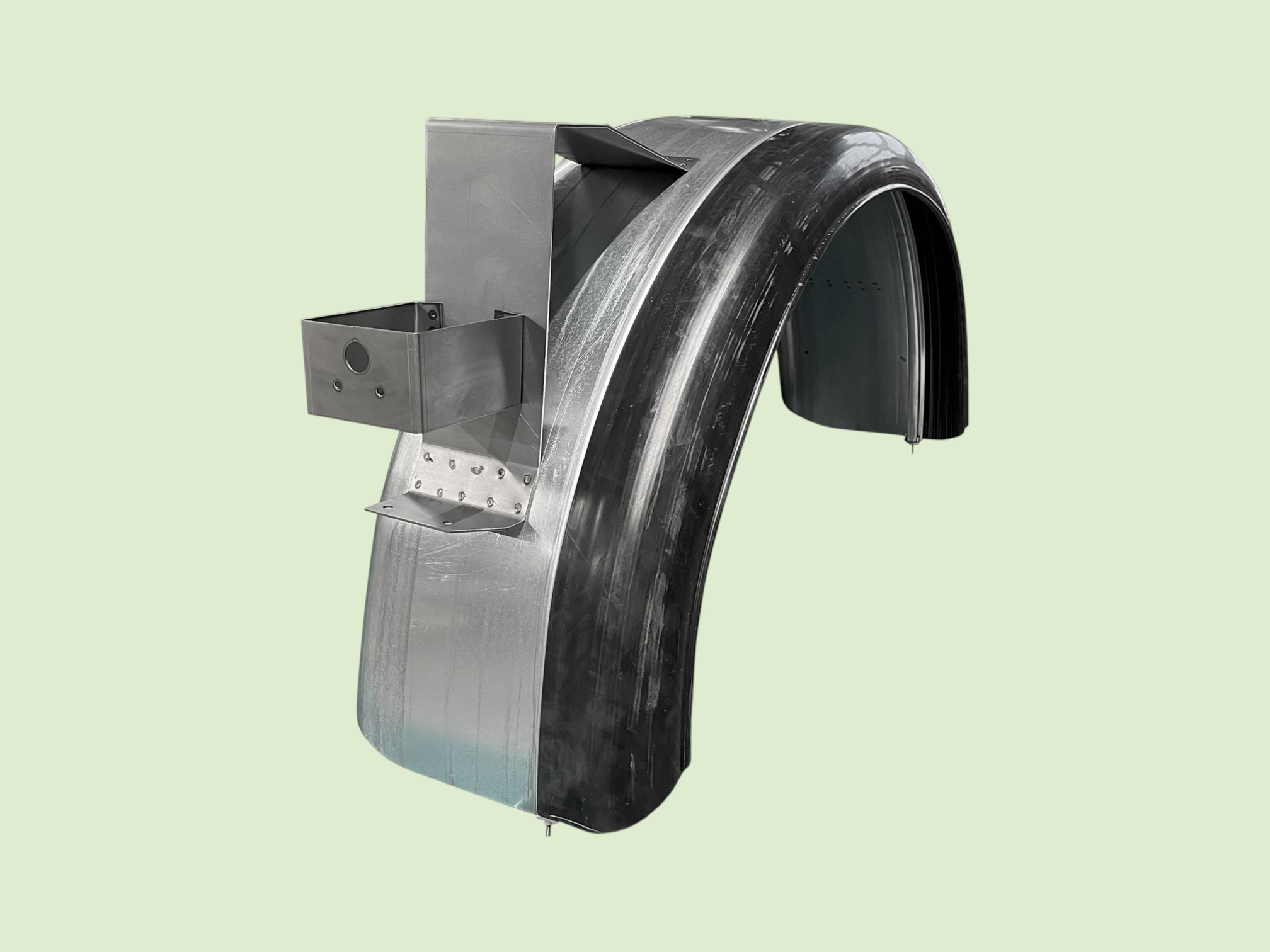 Kotfl&uuml;gel hinten rechts mit auswechselbarem Gummirand U408 - Spatbord1um0180 photoroom - UM0180