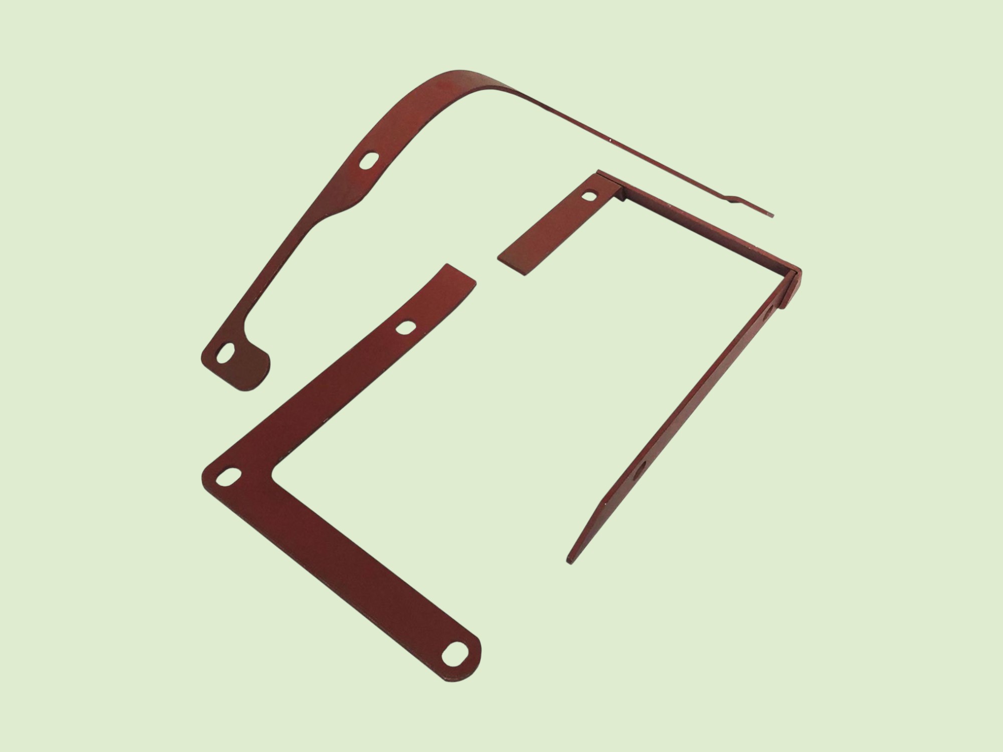 Tensioning plates for gearshift lever cover Unimog 2010/401/411 - Versnellingsbakopspan1um0244 photoroom - UM0244