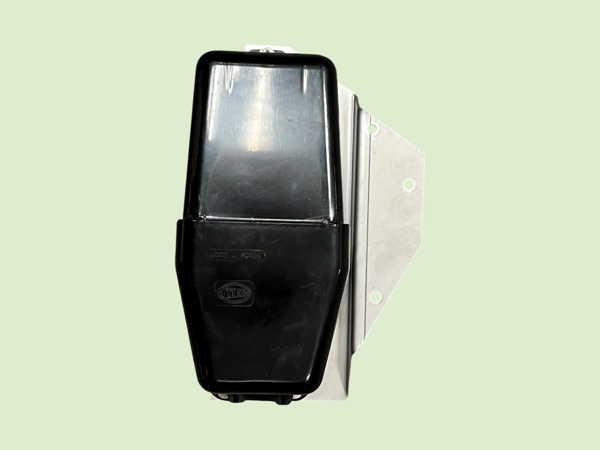 Warning light for Unimog 403, 406, 413, 416 and 421 Cabrio, right door including mounting (stainless steel) - Waarschuwingslicht210496u - 10496U